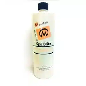 32 ounce bottle Master Clear Spa Brite for crystal clear spa water