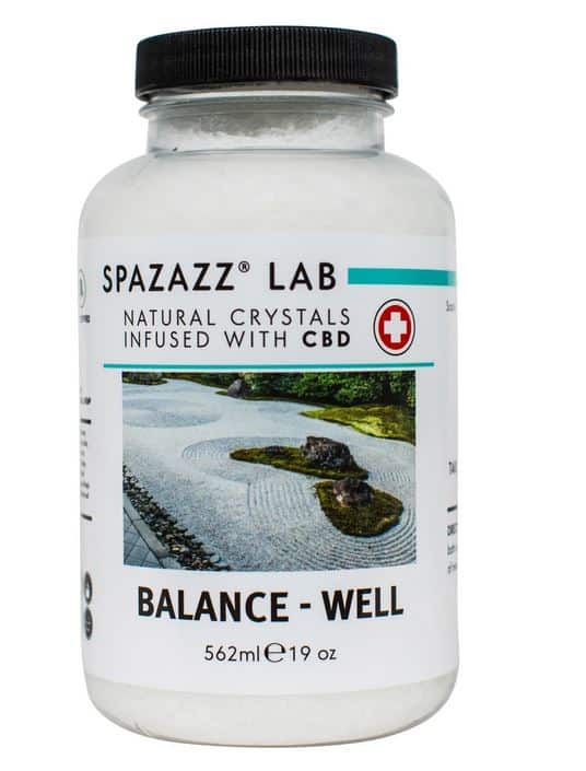 Spazazz Lab Natural Crystals CBD balance well Hot Tub Spa